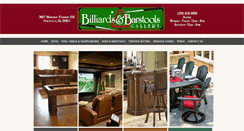 Desktop Screenshot of billiardsandbarstoolsgallery.com